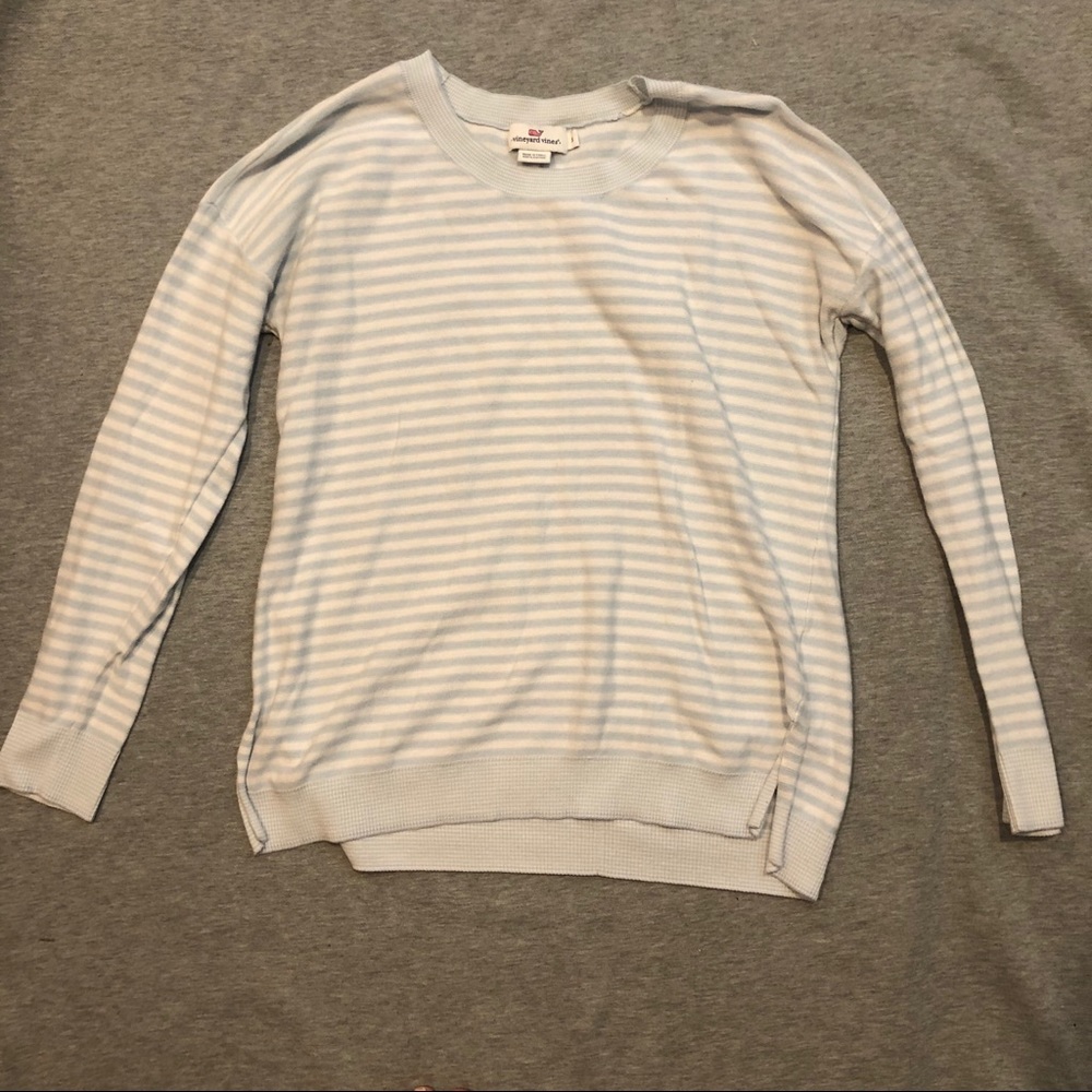 striped thin vineyard vines sweater